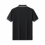 Urban Pulse Knit Zip Polo BLACK