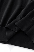 Urban Pulse Knit Zip Polo BLACK