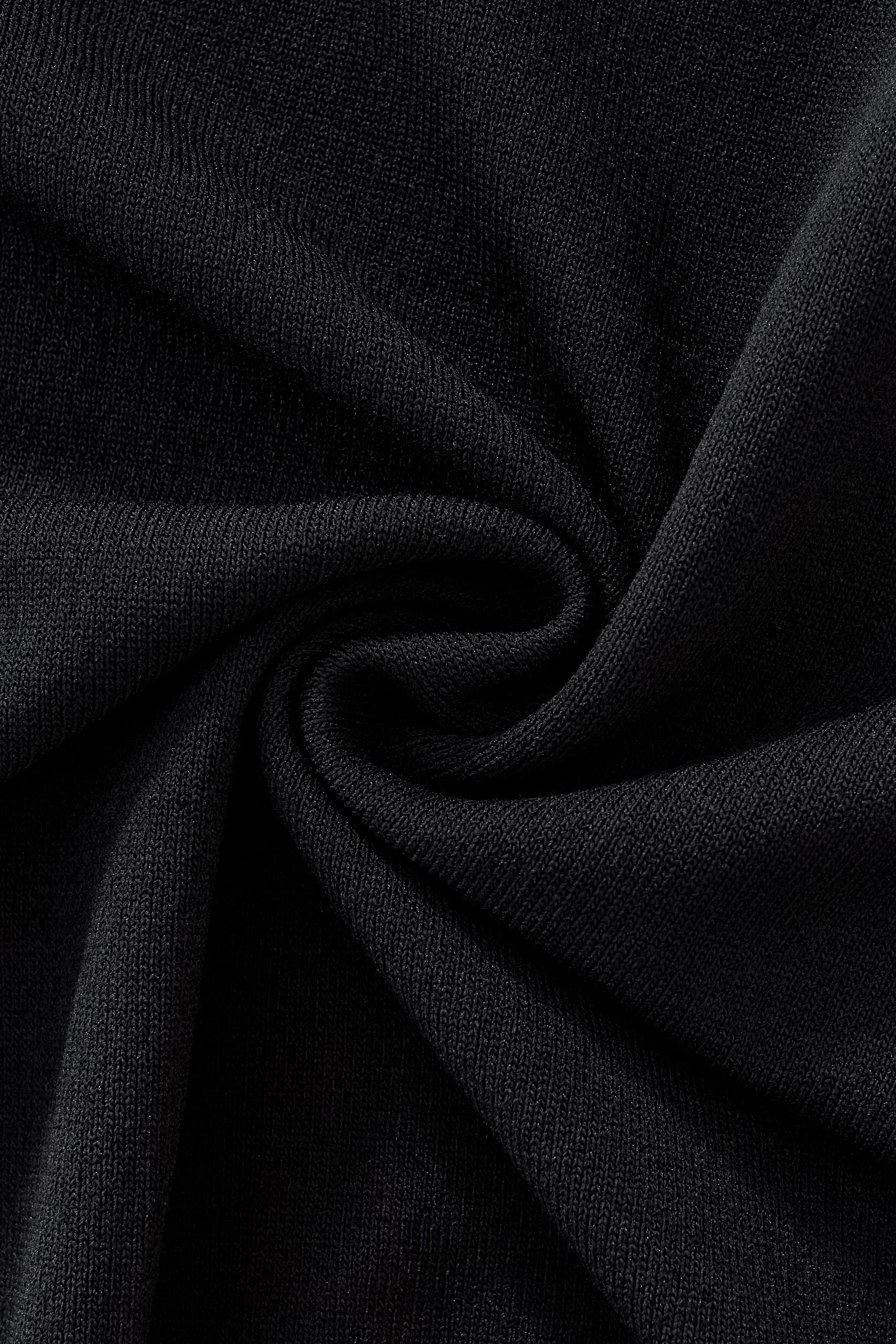 Urban Pulse Knit Zip Polo BLACK