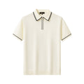 Urban Pulse Zip Knit Polo IVORY