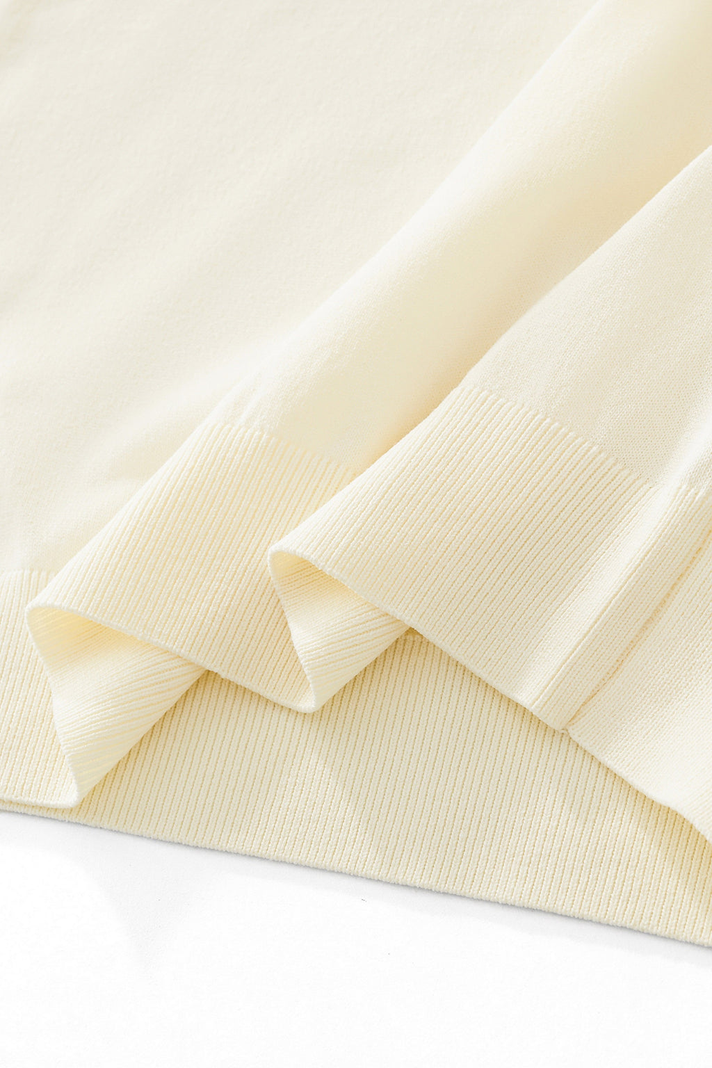 Urban Pulse Zip Knit Polo IVORY