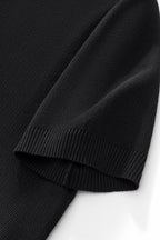 Refined Motion Knit Polo BLACK