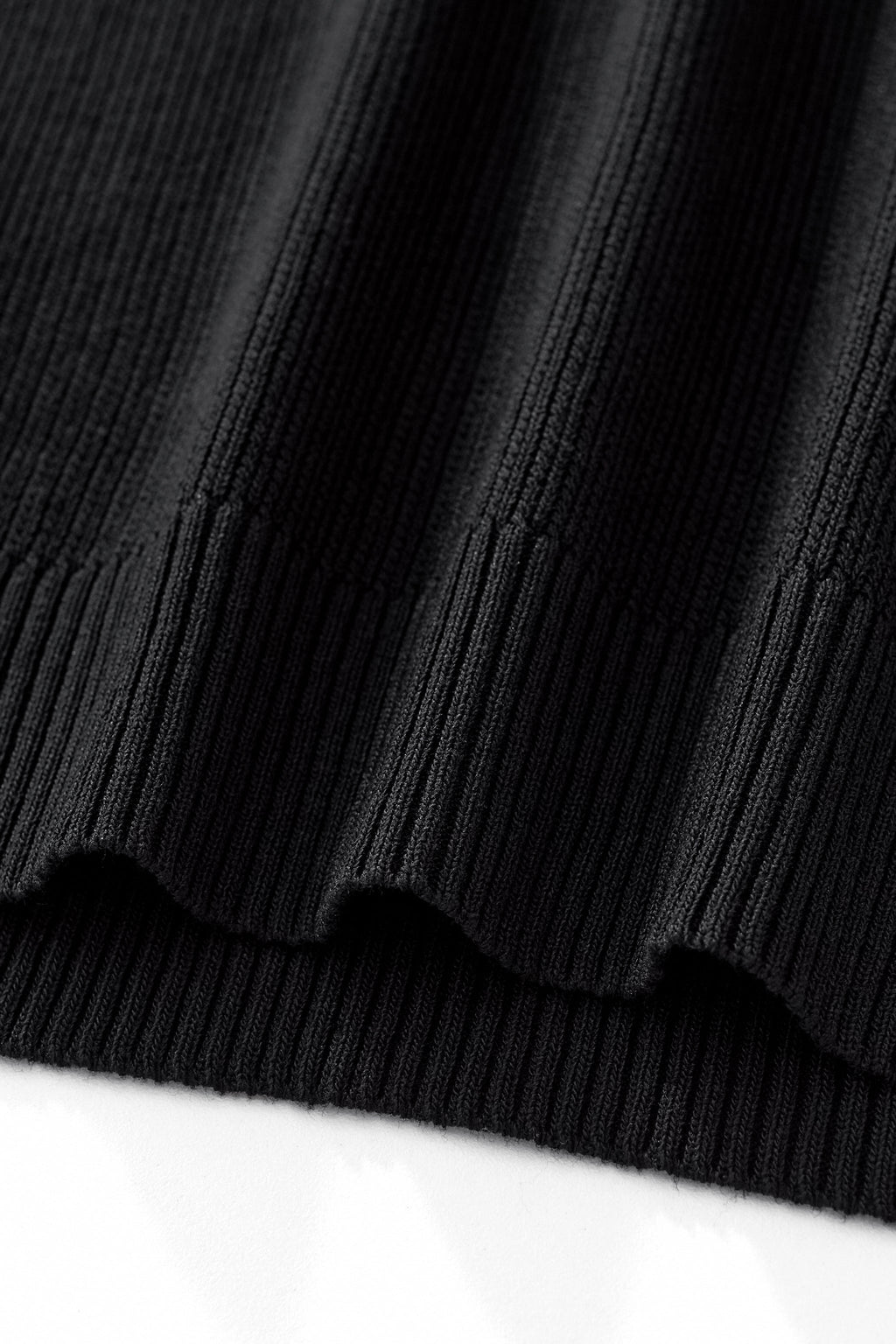 Refined Motion Knit Polo BLACK