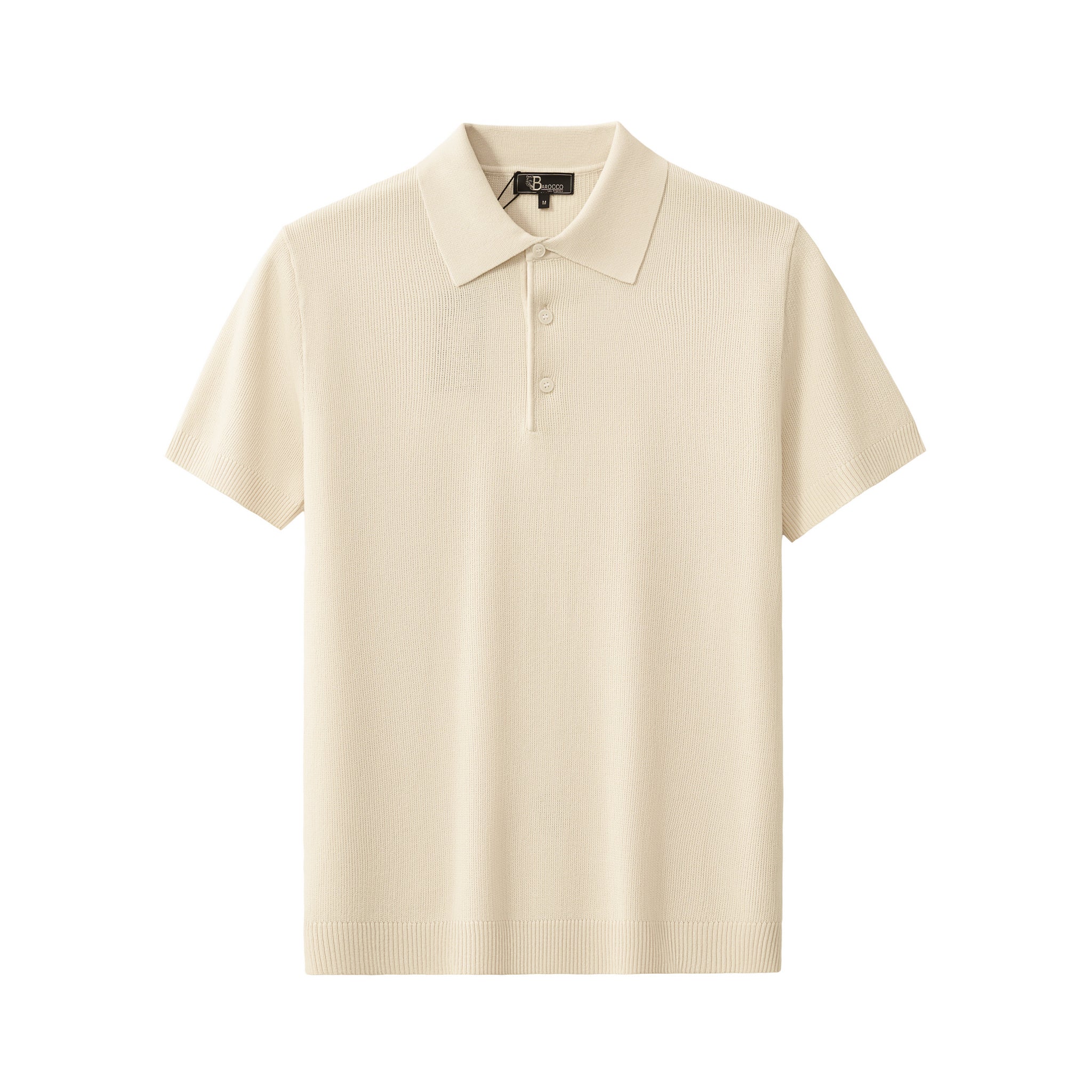 Refined Motion Knit Polo IVORY