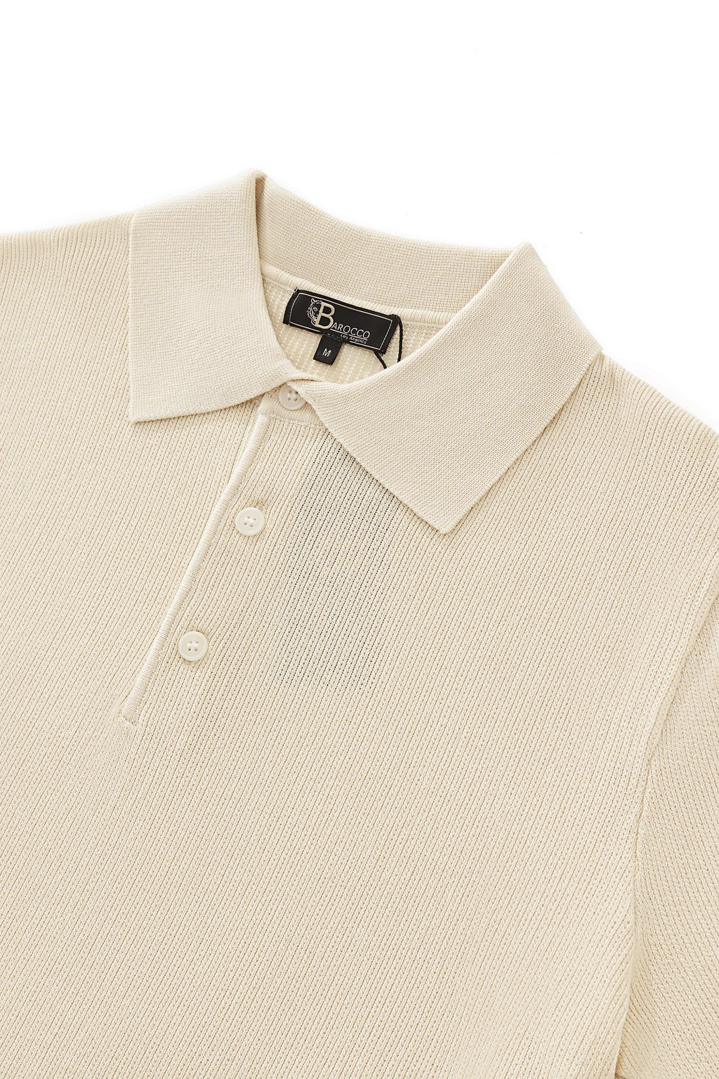 Refined Motion Knit Polo IVORY