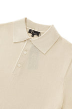 Refined Motion Knit Polo IVORY