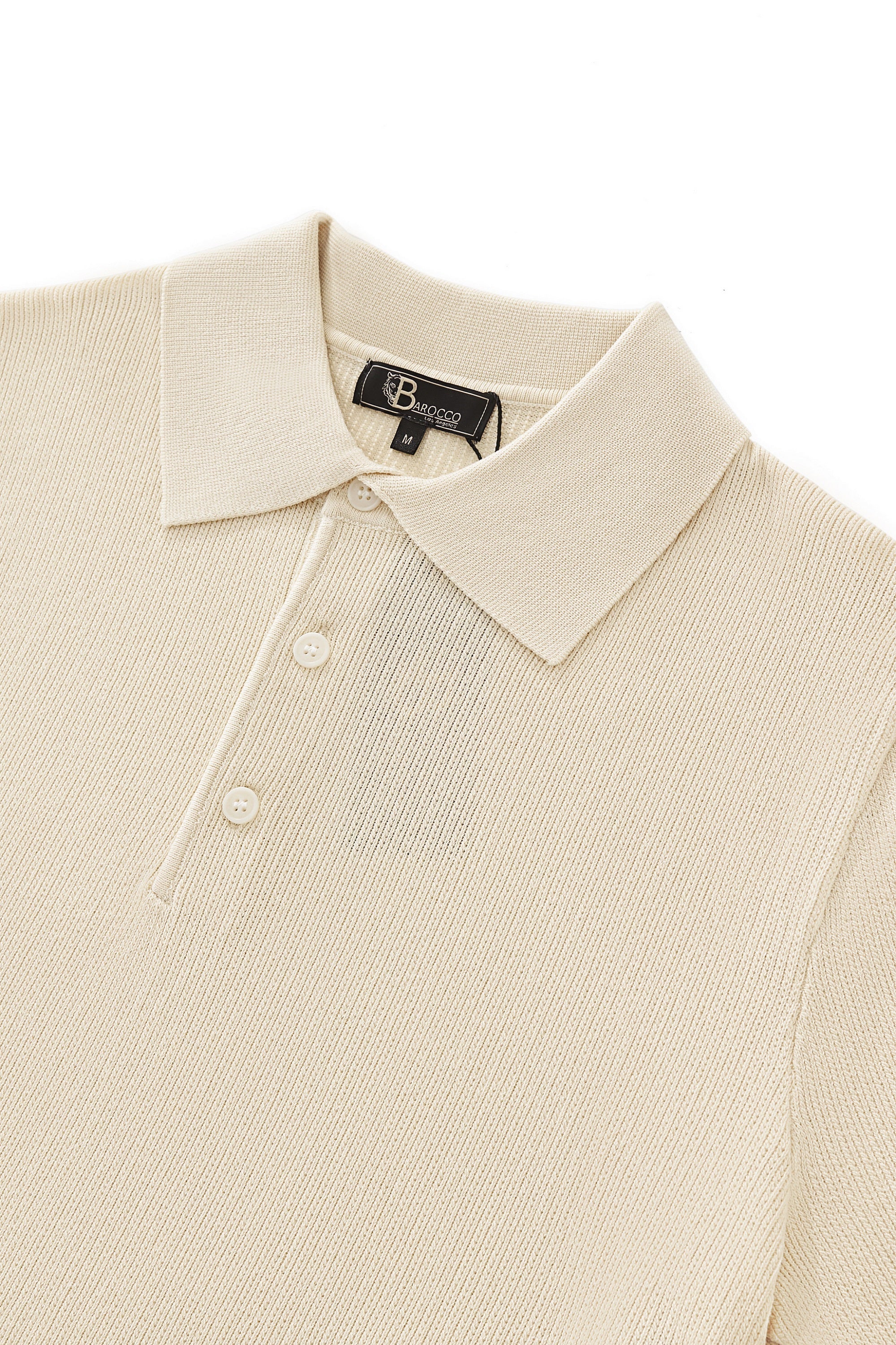 Refined Motion Knit Polo IVORY