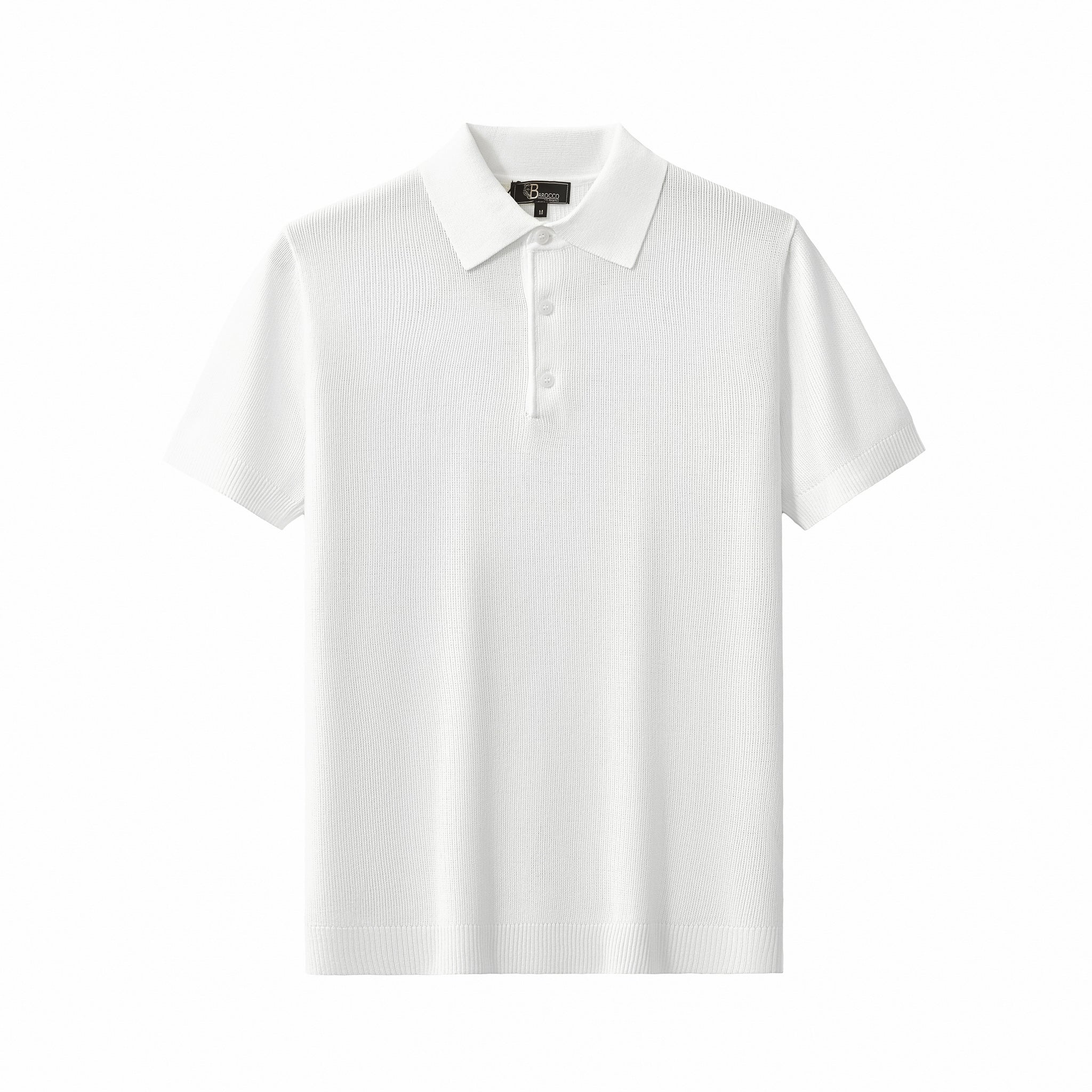 Refined Motion Knit Polo WHITE