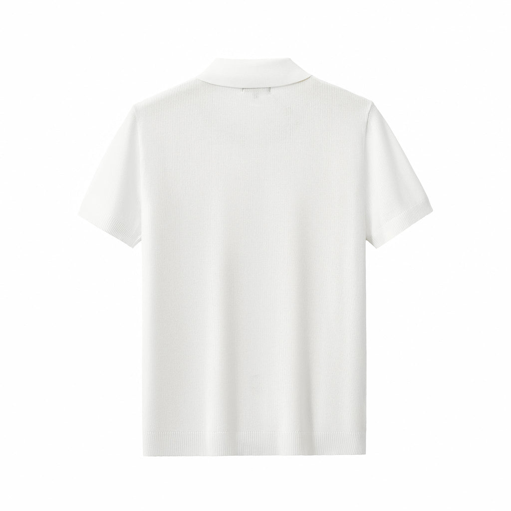 Refined Motion Knit Polo WHITE