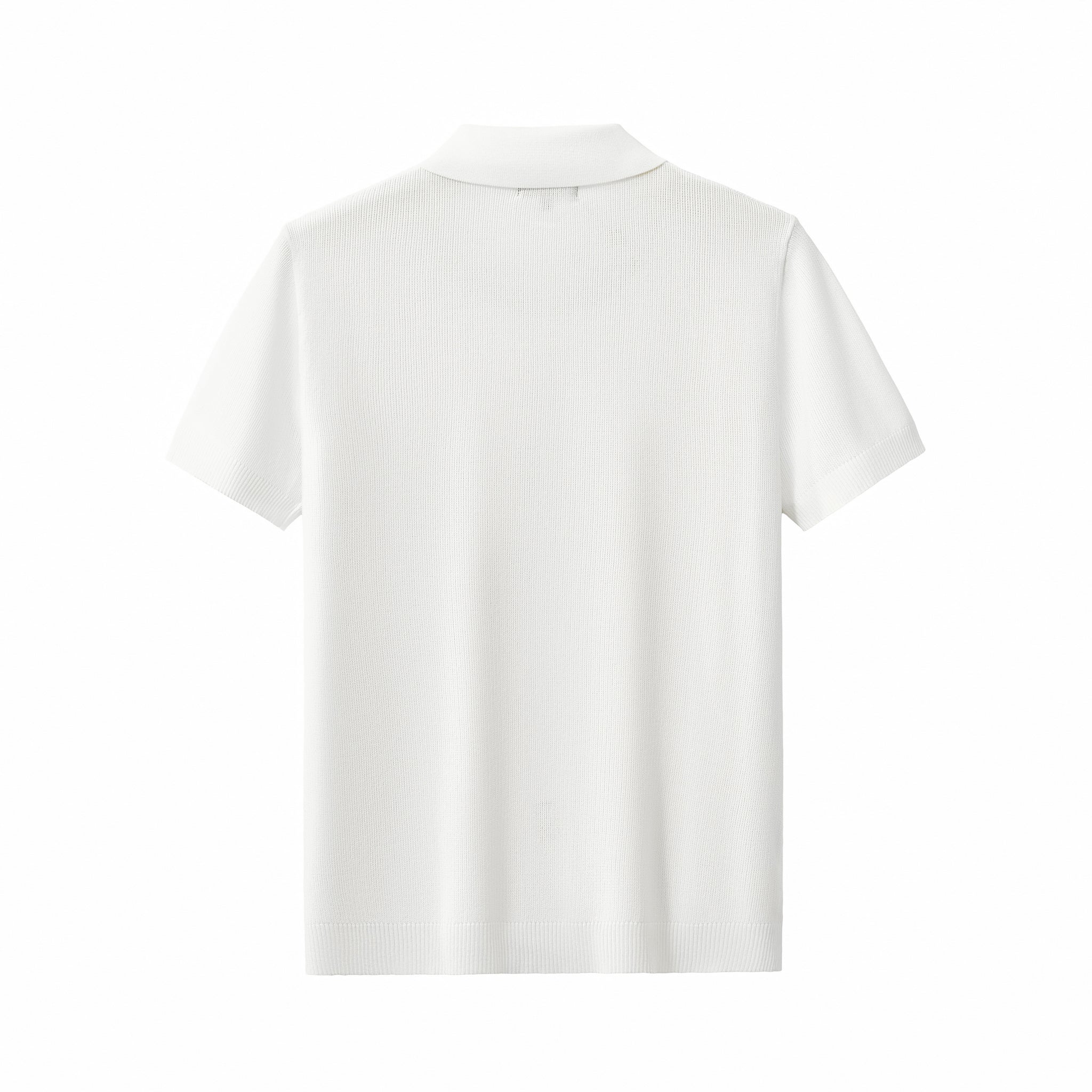 Refined Motion Knit Polo WHITE