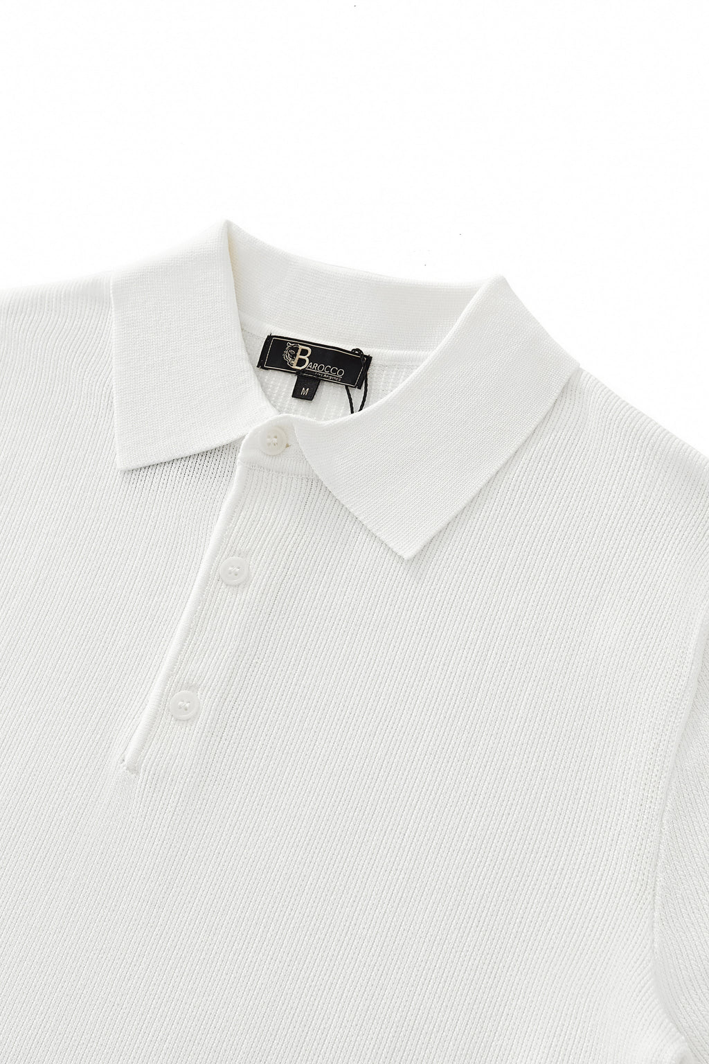 Refined Motion Knit Polo WHITE