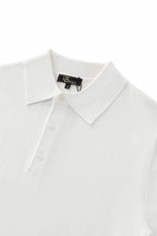 Refined Motion Knit Polo WHITE