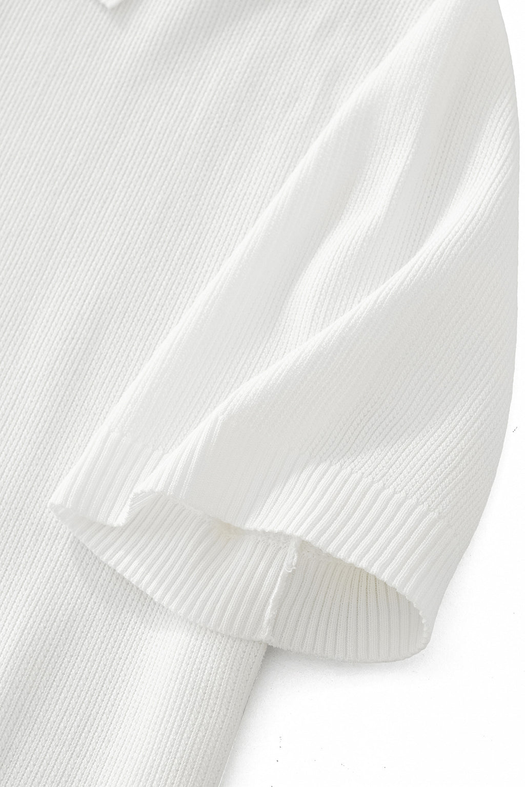 Refined Motion Knit Polo WHITE