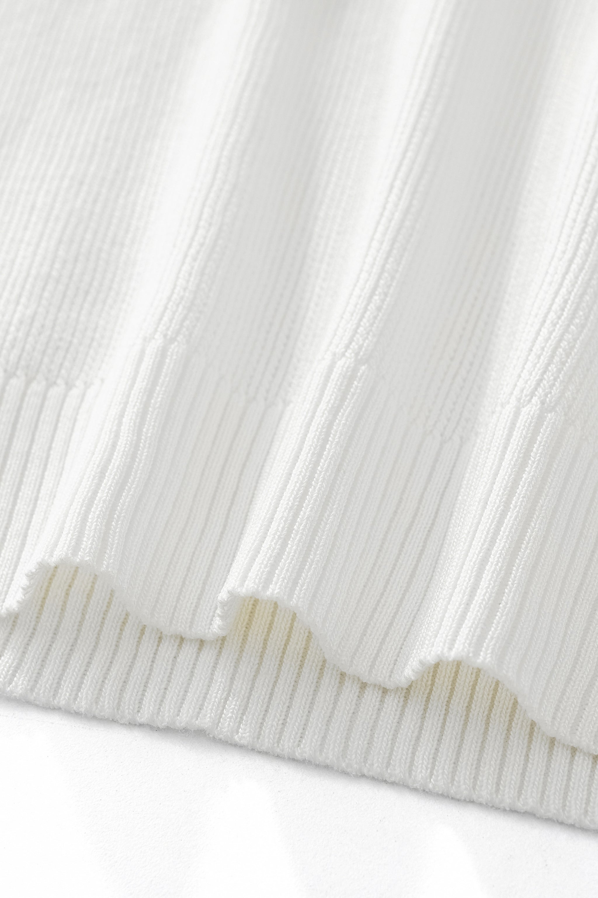 Refined Motion Knit Polo WHITE