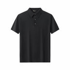 Everyday Luxe Knit Polo BLACK