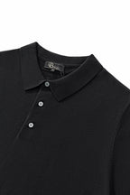 Everyday Luxe Knit Polo BLACK