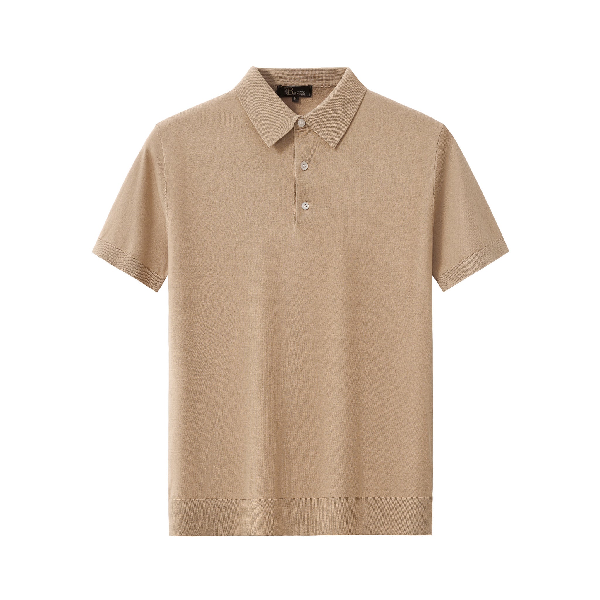 Everyday Luxe Knit Polo KHAKI