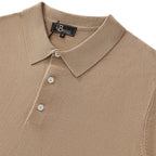 Everyday Luxe Knit Polo KHAKI