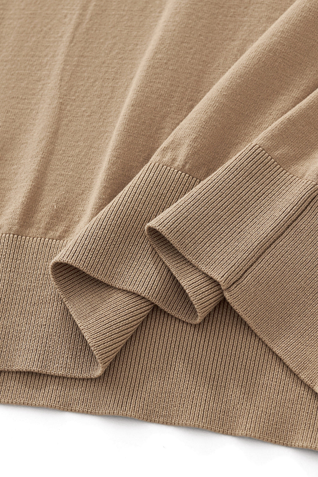 Everyday Luxe Knit Polo KHAKI