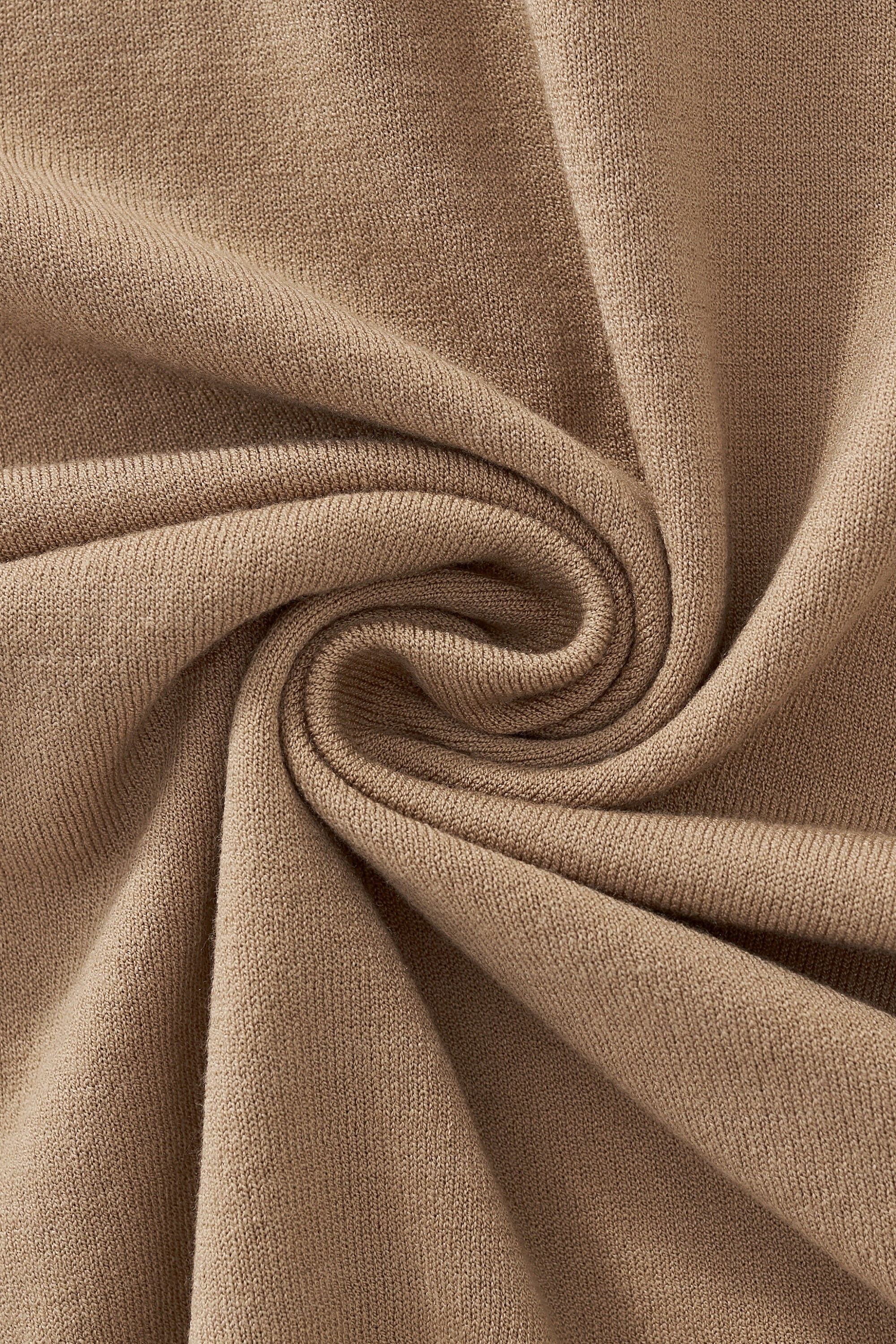 Everyday Luxe Knit Polo KHAKI