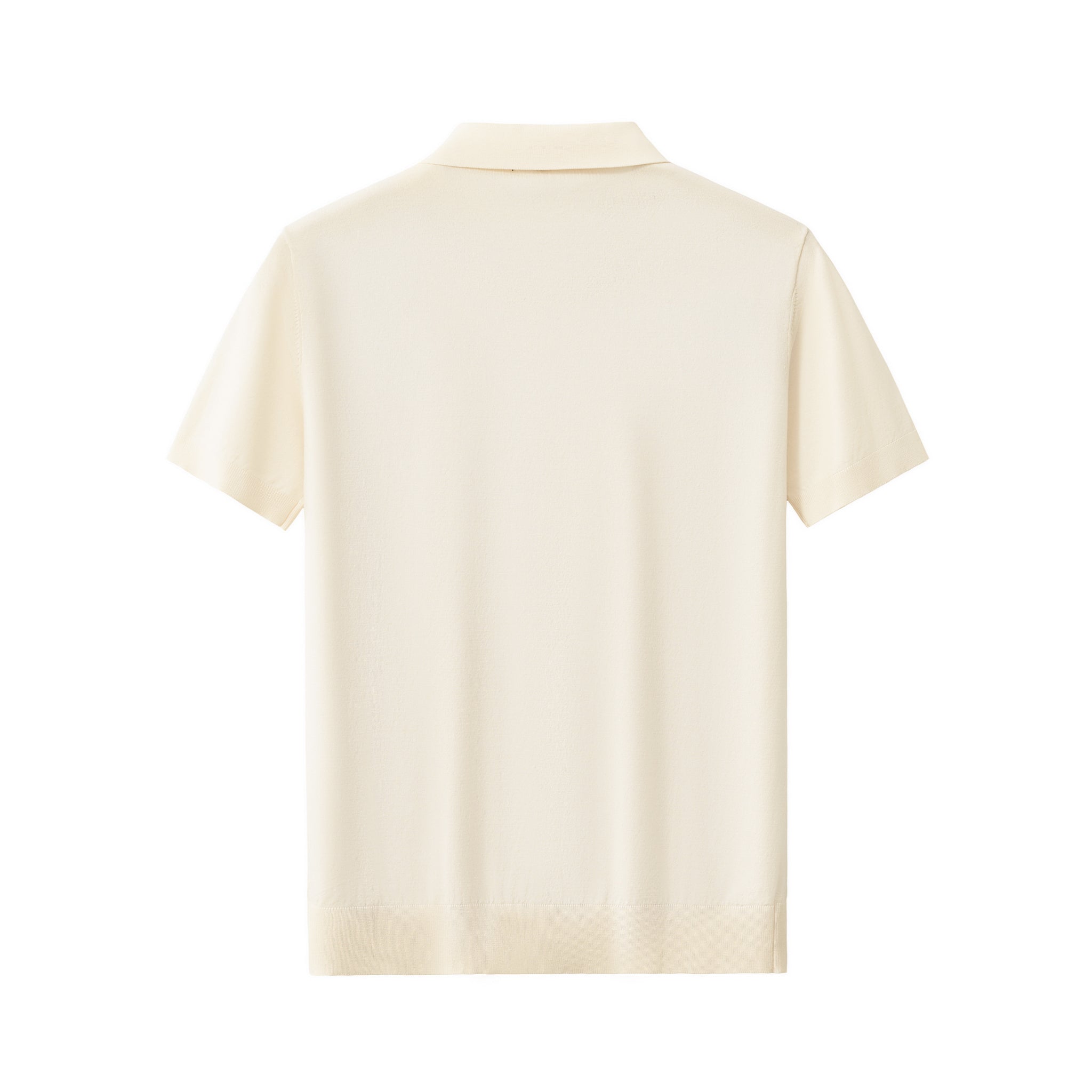 Everyday Luxe Knit Polo WHITE