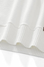 Retro Stripe Zip Knit Polo BLACK/KHAKI
