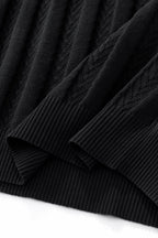 MetroLine Button Knit Polo BLACK