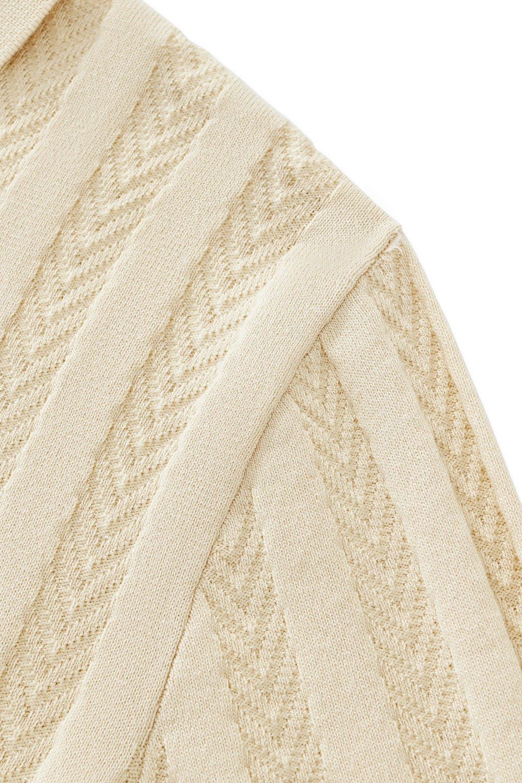 MetroLine Button Knit Polo KHAKI