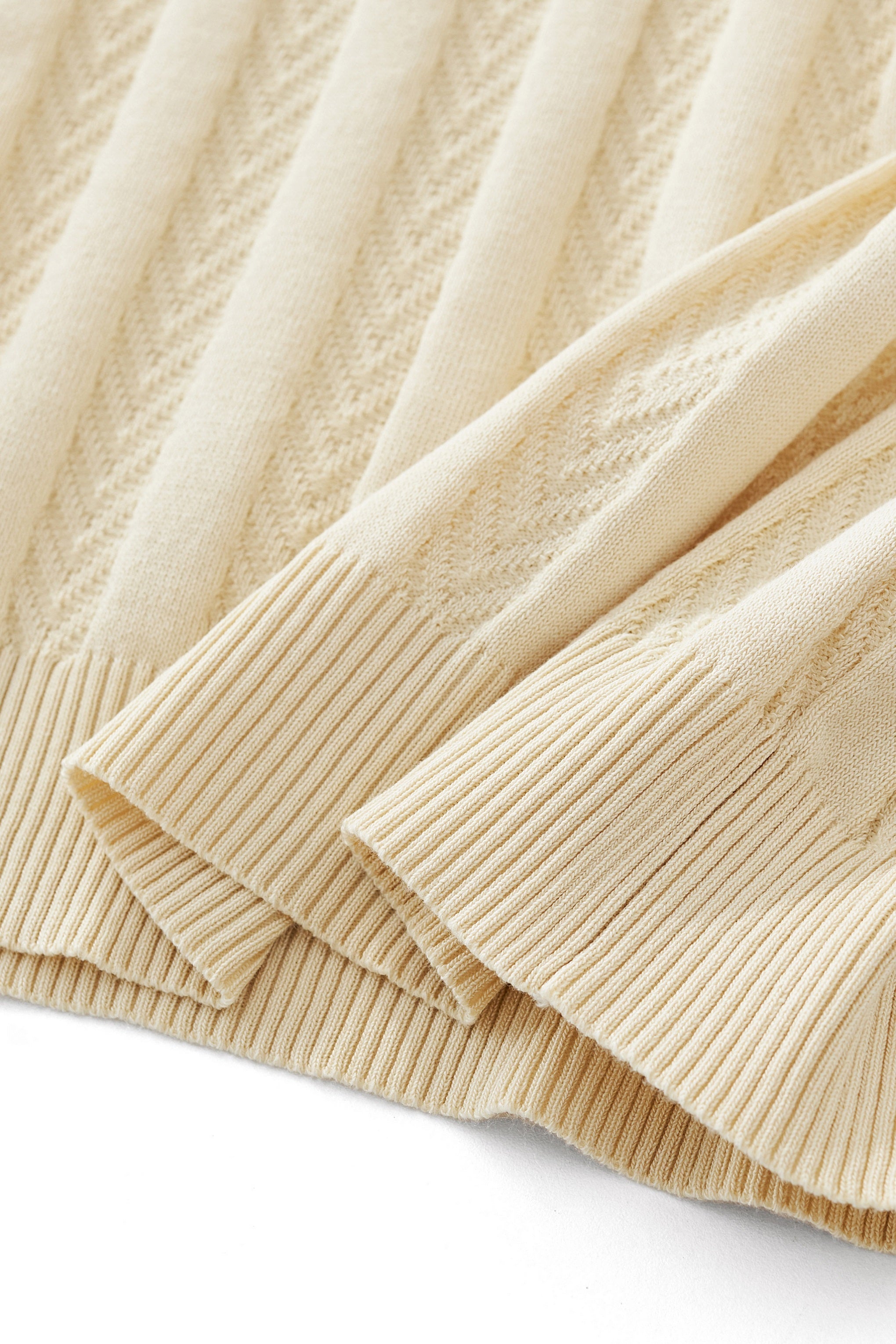 MetroLine Button Knit Polo KHAKI