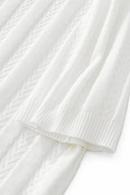 MetroLine Button Knit Polo WHITE