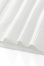 MetroLine Button Knit Polo WHITE