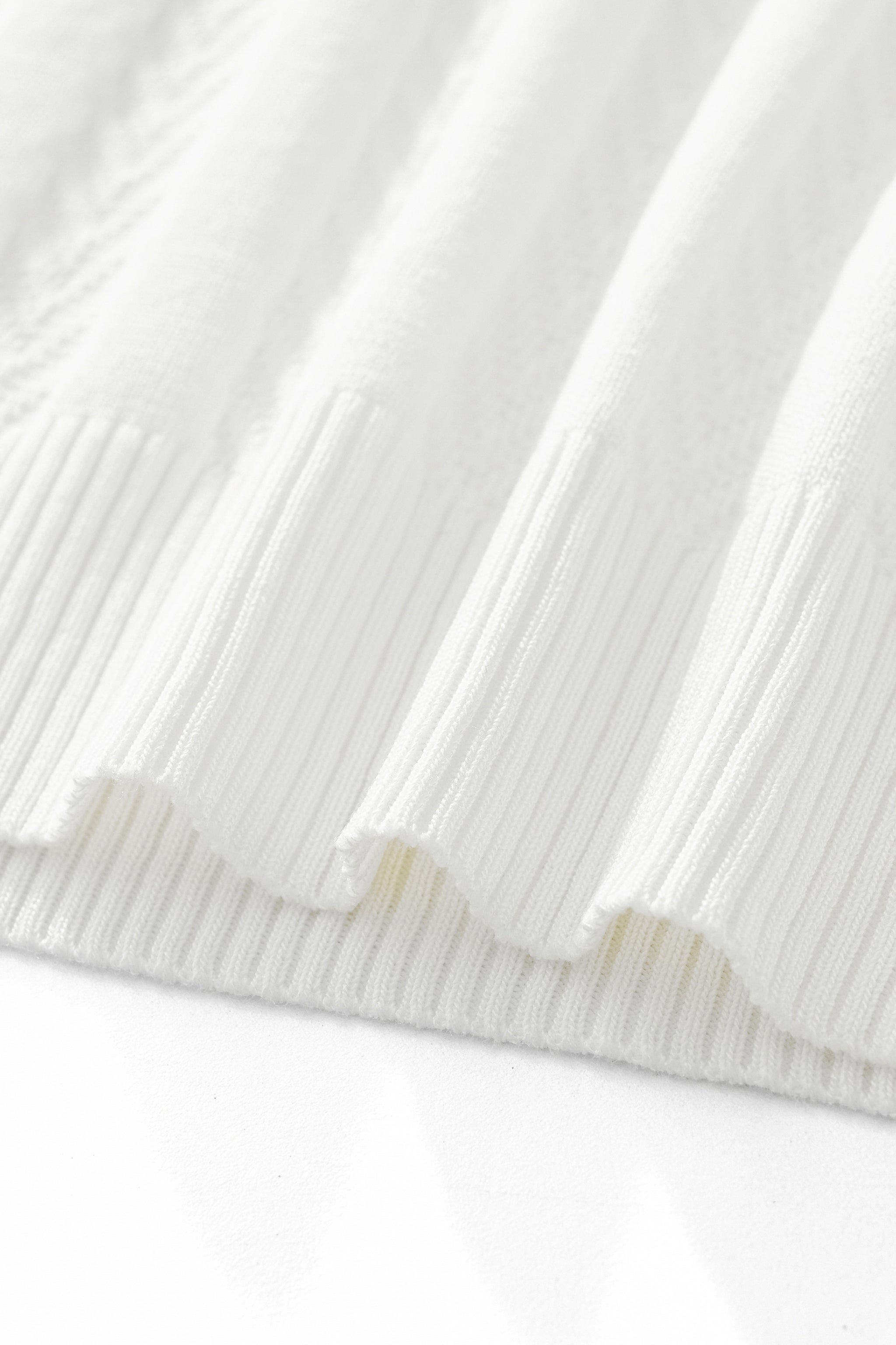 MetroLine Button Knit Polo WHITE