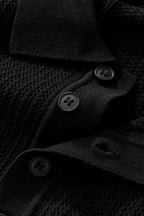 AirFlex Mesh Knit Polo BLACK