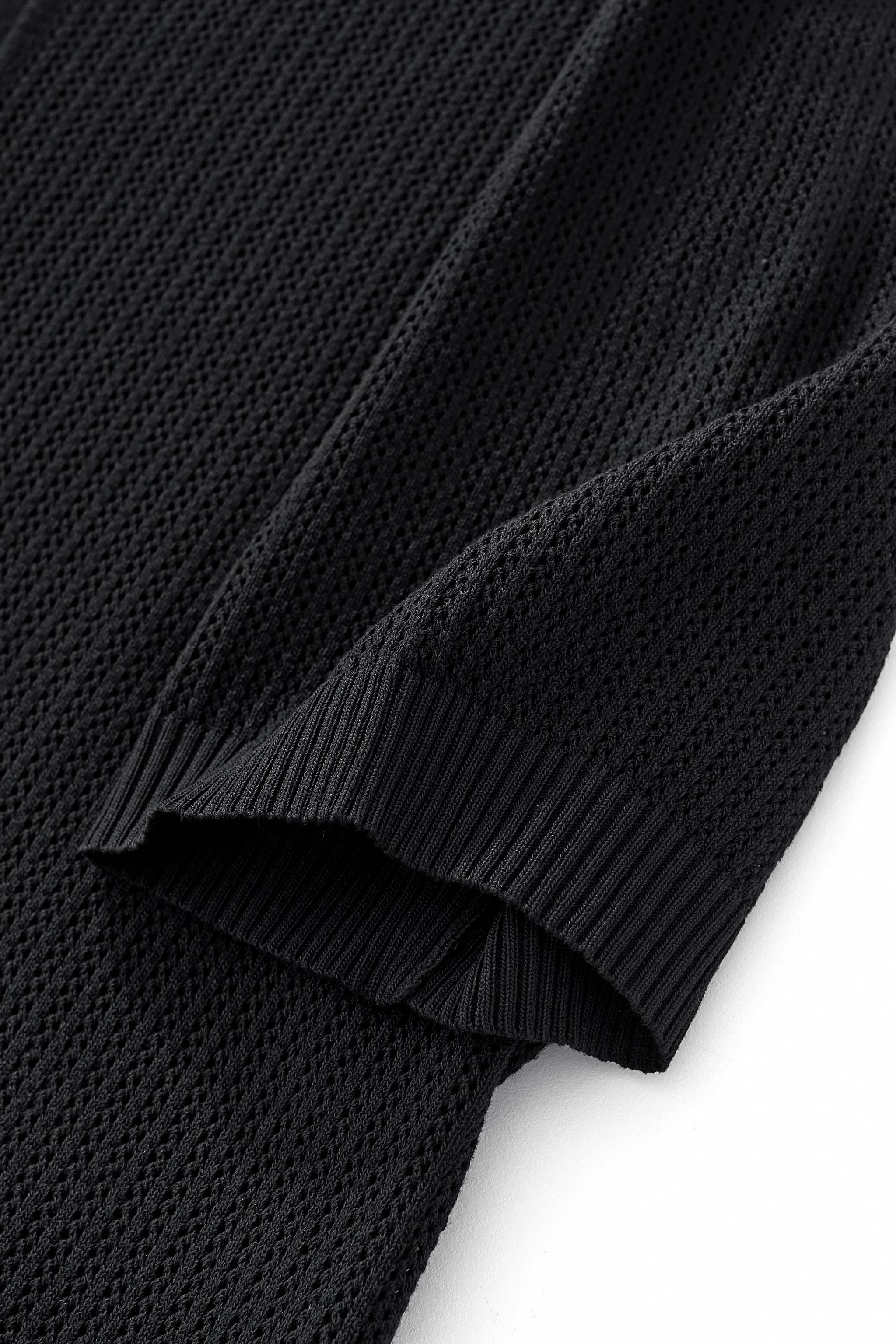 AirFlex Mesh Knit Polo BLACK