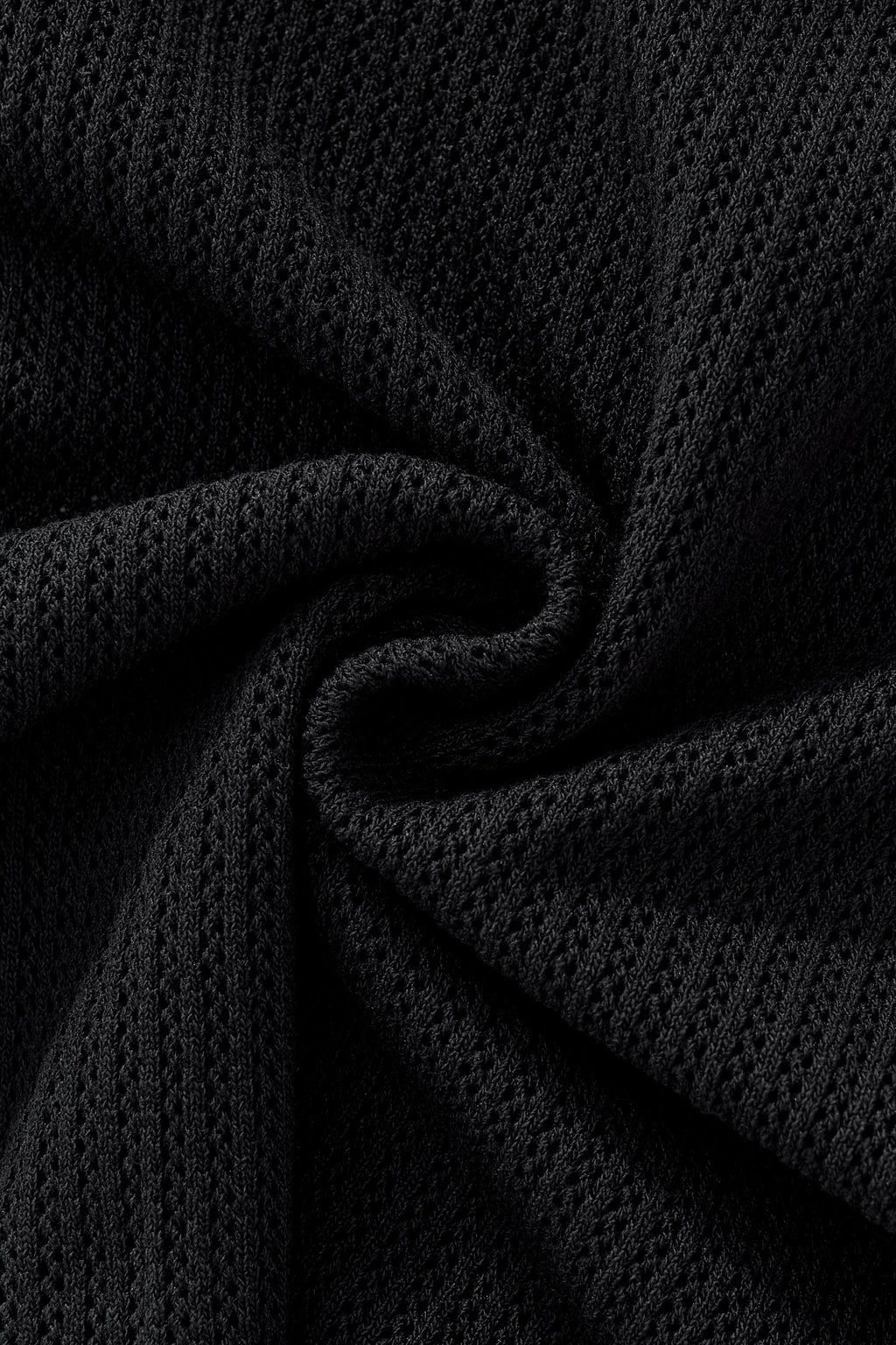 AirFlex Mesh Knit Polo BLACK