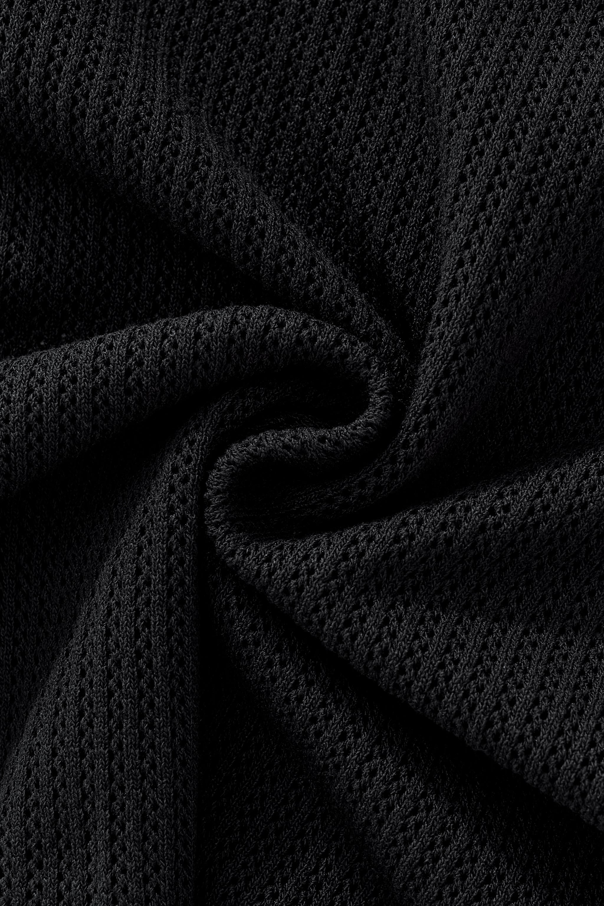 AirFlex Mesh Knit Polo BLACK