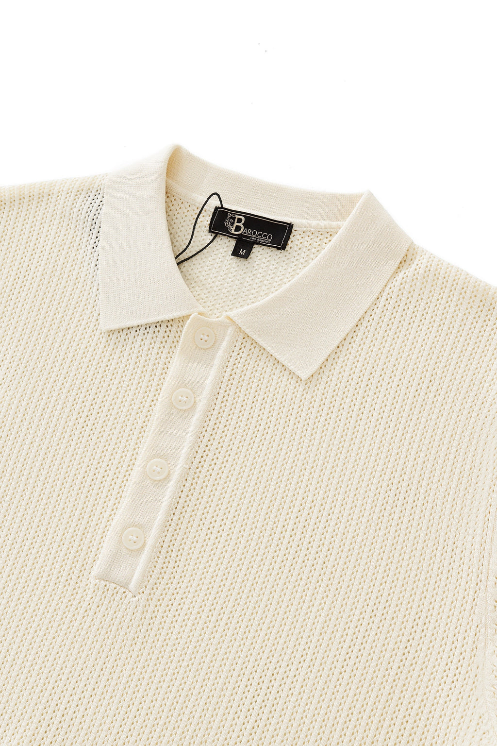 AirFlex Mesh Knit Polo IVORY