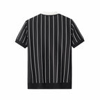 ModStripe Knit Shirt BLACK