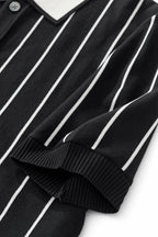 ModStripe Knit Shirt BLACK