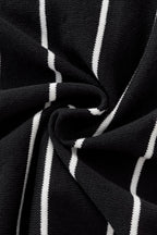 ModStripe Knit Shirt BLACK