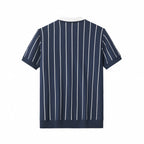 ModStripe Knit Shirt NAVY/WHITE