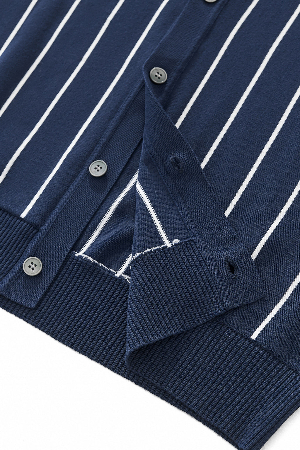 ModStripe Knit Shirt NAVY/WHITE