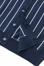 ModStripe Knit Shirt NAVY/WHITE
