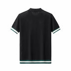 EdgeTrim Mesh Knit Polo BLACK