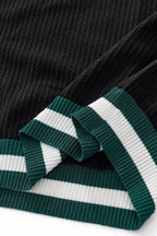 EdgeTrim Mesh Knit Polo BLACK