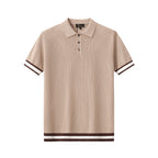 EdgeTrim Mesh Knit Polo KHAKI
