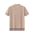 EdgeTrim Mesh Knit Polo KHAKI
