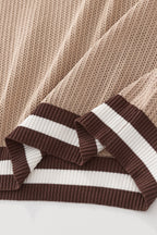 EdgeTrim Mesh Knit Polo KHAKI