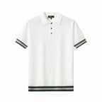 EdgeTrim Mesh Knit Polo WHITE