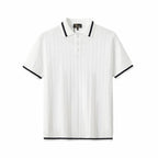 Textura Knit Polo IVORY